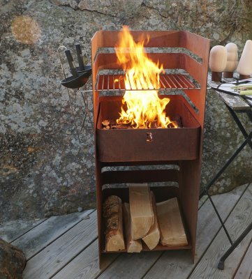 Un barbecue frais comme point de rencontre naturel