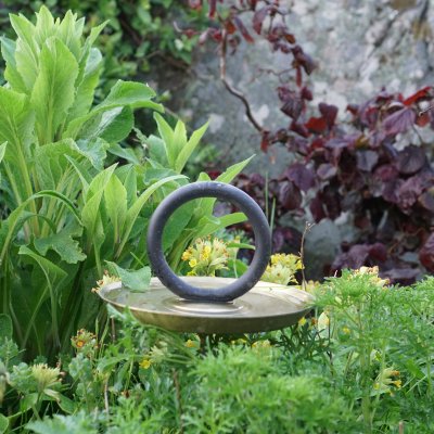 Un joli bain d'oiseaux est un joyau dans le jardin