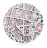 Plateau avec un motif scandinave graphique