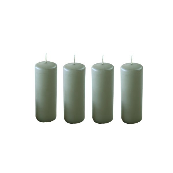 Stumpastaken Long coffret de l’Avent (avec 2 vases et 4 bougies) poli avec coupelle en liège noir