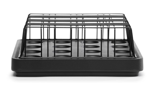 Stumpastaken med galler för varmhållning