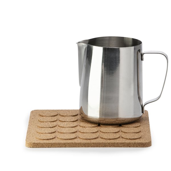 Recycled cork gives sustainable design.