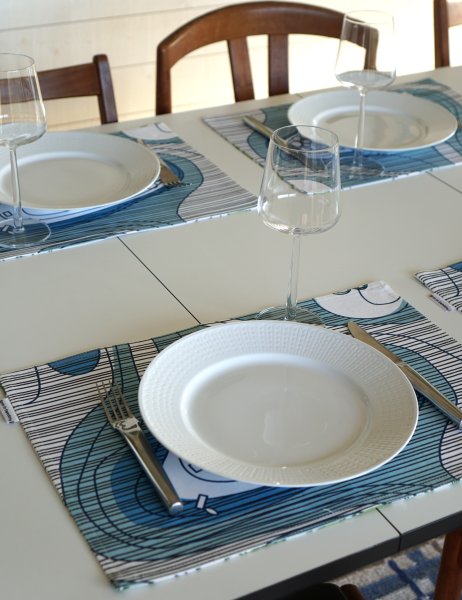 Bordsunderlägg, dubbelsidigt