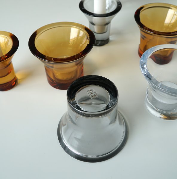 Candleholders in super quality glass