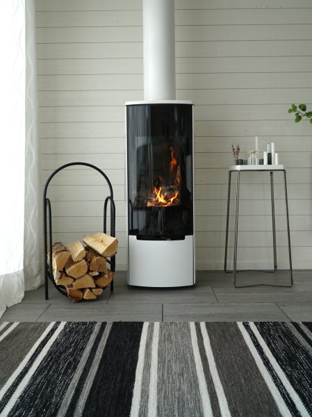 Combo set fireplace tools + log holder