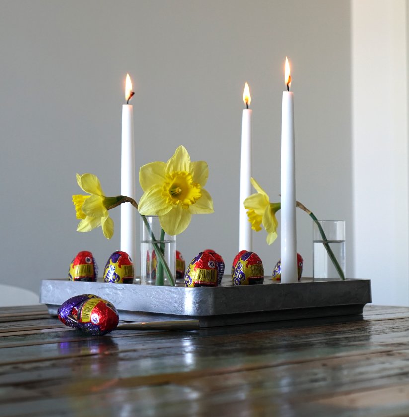 Stumpastake original med påskpynt