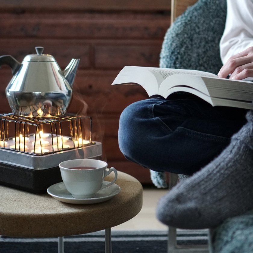 Mysiga stunder med tekanna på tevärmaren Stumpastaken